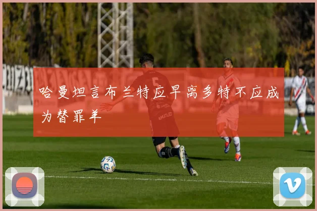 哈曼坦言布兰特应早离多特不应成为替罪羊